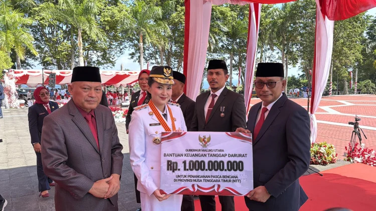 Jarak Bukan Alasan, Maluku Utara Kirim Bantuan Rp1 Miliar untuk Warga Terdampak Bencana NTT