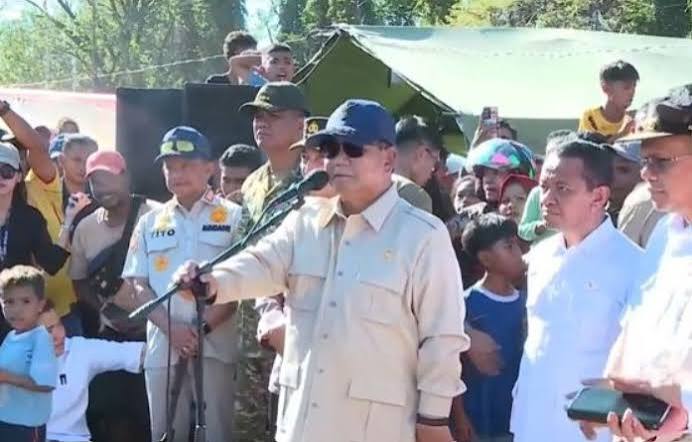 Prabowo Minta Tiap Daerah Punya Gudang Logistik, Soroti Gudang BPBD Kosong Saat Gempa NTT