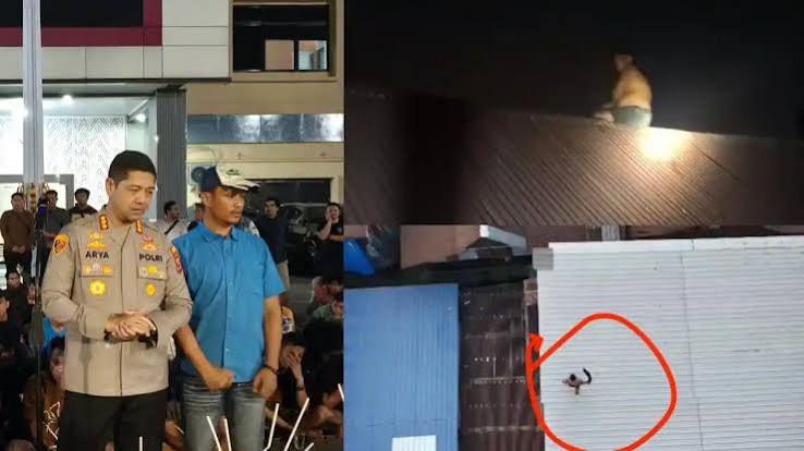 Dramatis! Diduga Bandar Narkoba di Makassar Kabur ke Atap Seng Berjam-jam, Polisi Sita Sabu dan Uang Rp50 Juta