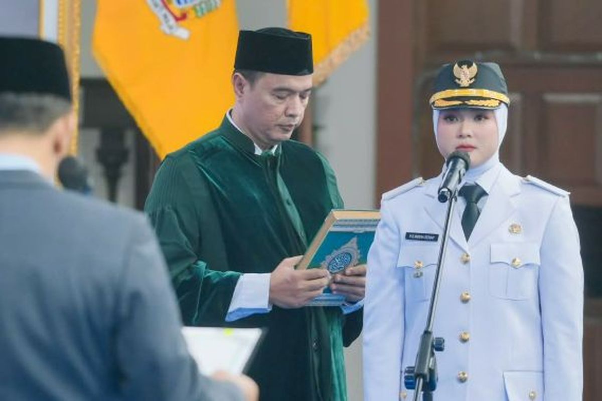 Mahanni Yulindha Pratiwi Resmi Dilantik sebagai Wakil Bupati Klaten
